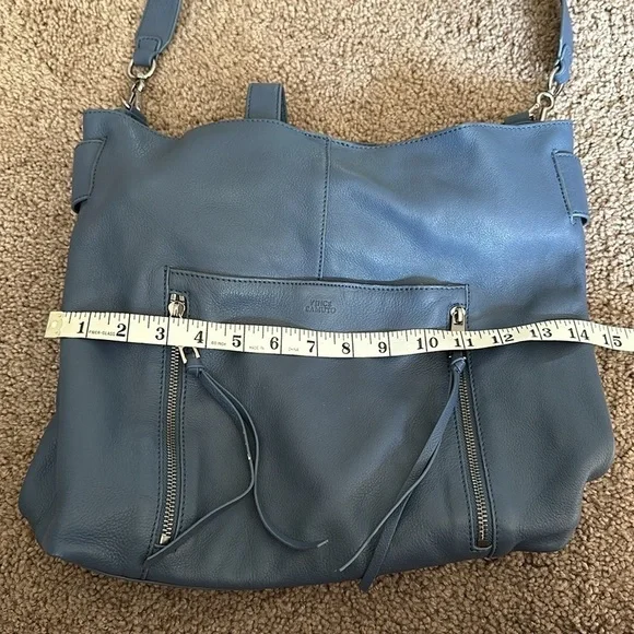 Vince Camuto Mekhi Tote 100% genuine leather blue Crossbody/shoulder bag - Picture 6 of 16